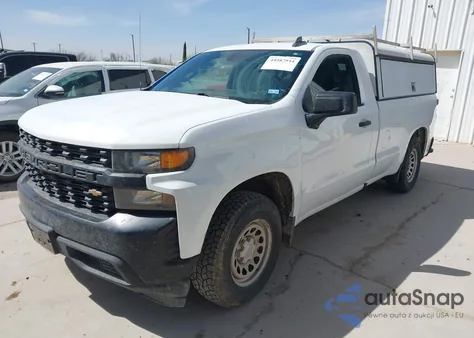 2021 Chevrolet Silverado 1500 2Wd Long Bed Wt z USA, uszkodzony, nr VIN 3GCNWAEKXMG437154